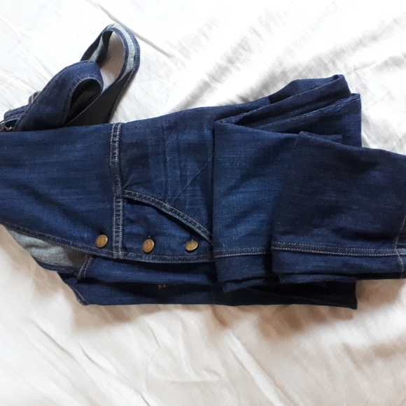 Current/Elliott Denim Overalls - Picture 4 of 7